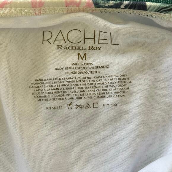 Rachel Roy Tropical One Piece Swimsuit Medium - Picture 4 of 5